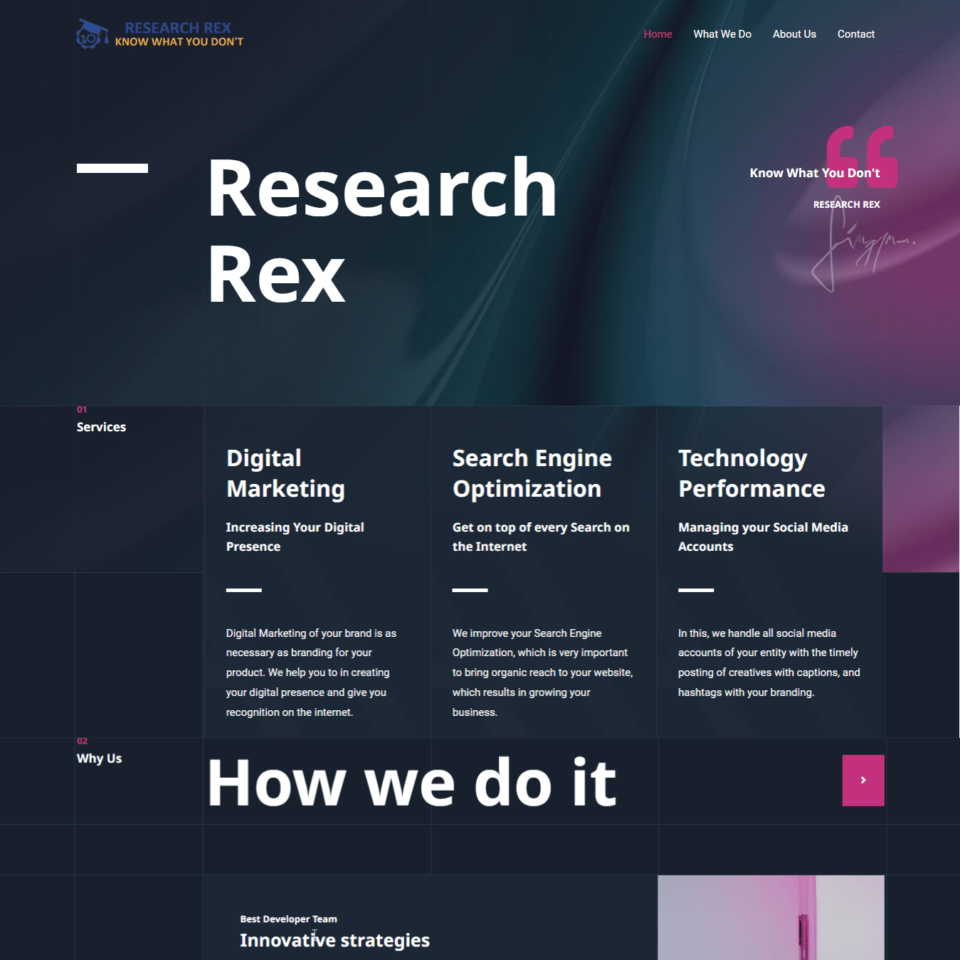 research-rex-website-home-designed-and-developed-by-tech-cryptors-private-limited