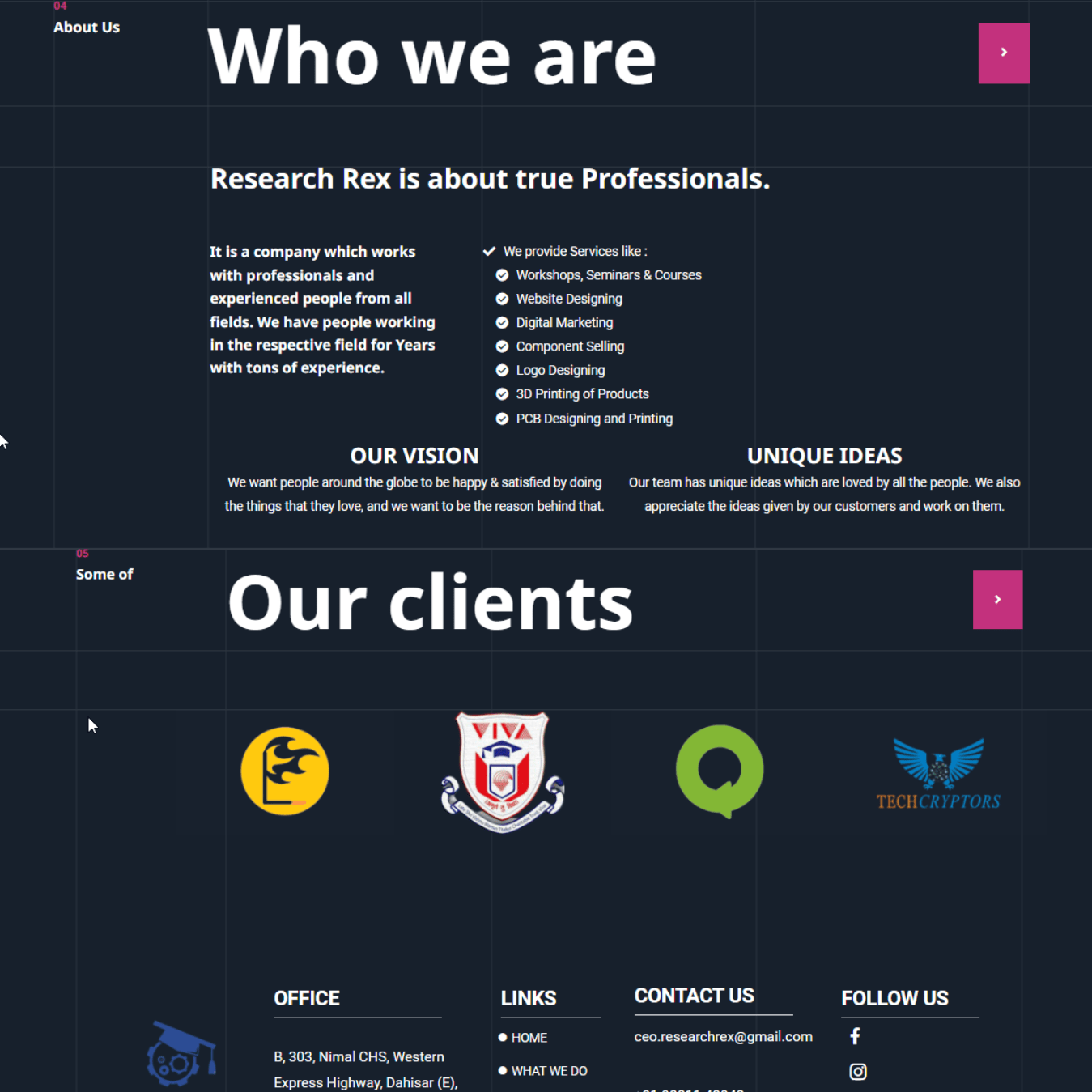 research-rex-website-home-page-designed-and-developed-by-tech-cryptors-private-limited