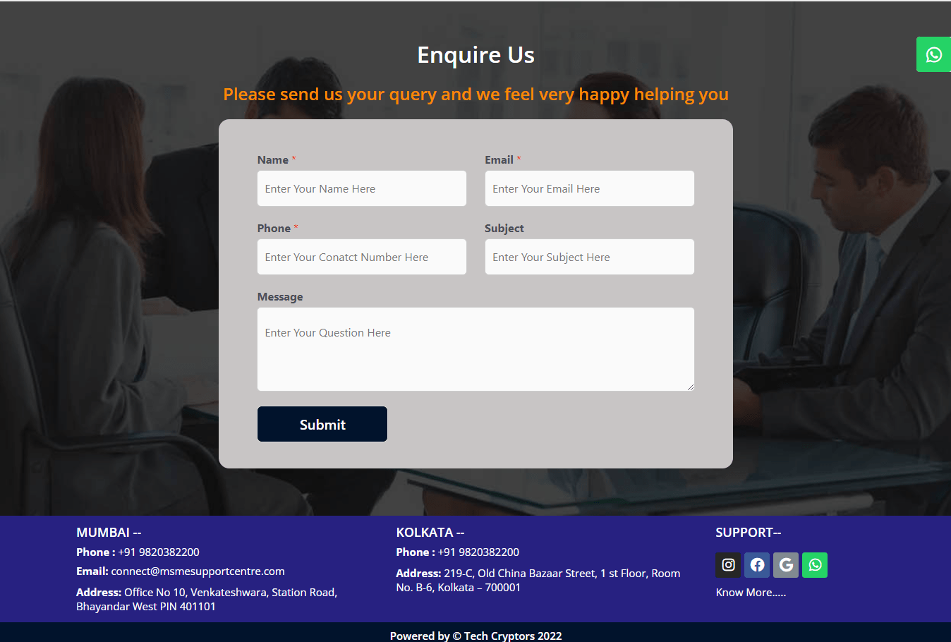 FireShot Capture 096 - Contact Us - MSME - msmesupportcentre.com